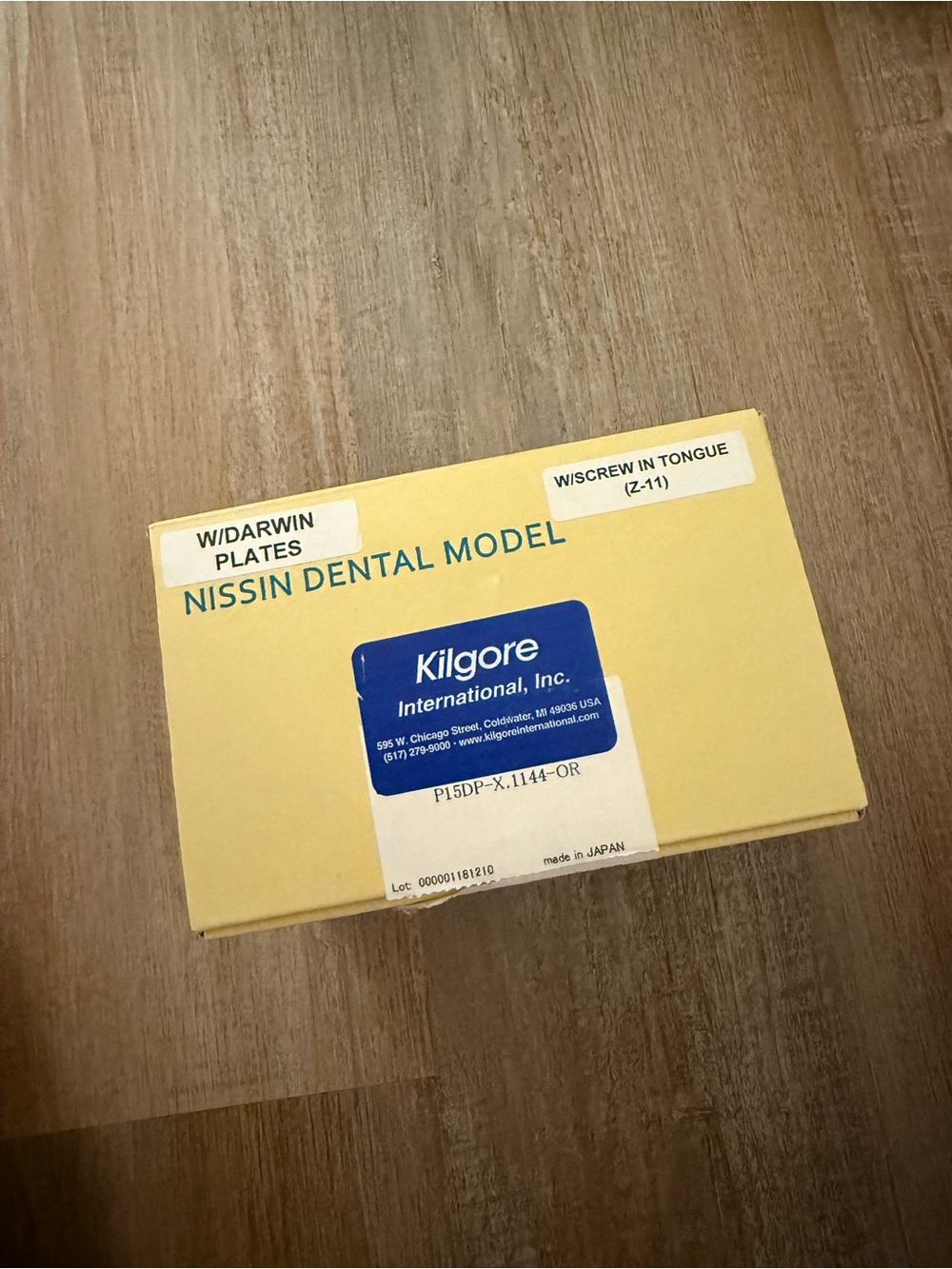 Kilgore Nissin Dental Model Typodont With Screw In Tongue & Darwin Plates P15DP